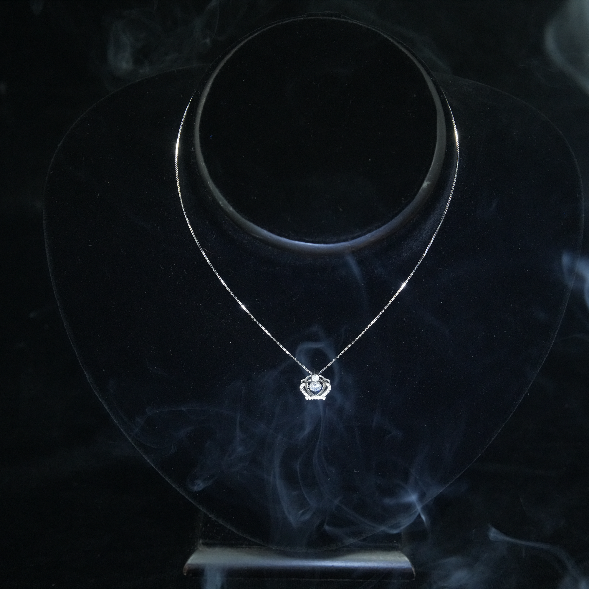 Elegant Silver Heart Pendant Necklace